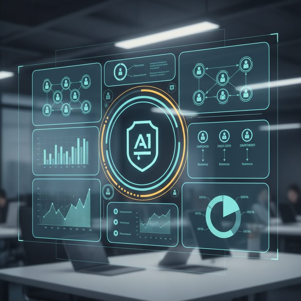 Tableau de bord numérique pour la gestion des employés et la conformité RH.